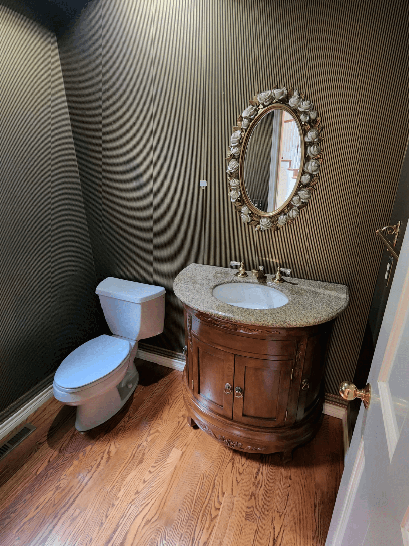 Lakemont Woods House Powder Room Before